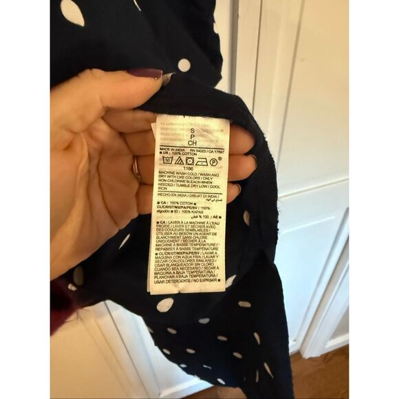 Old Navy polka dot cutout side midi dress size small - Picture 7 of 13